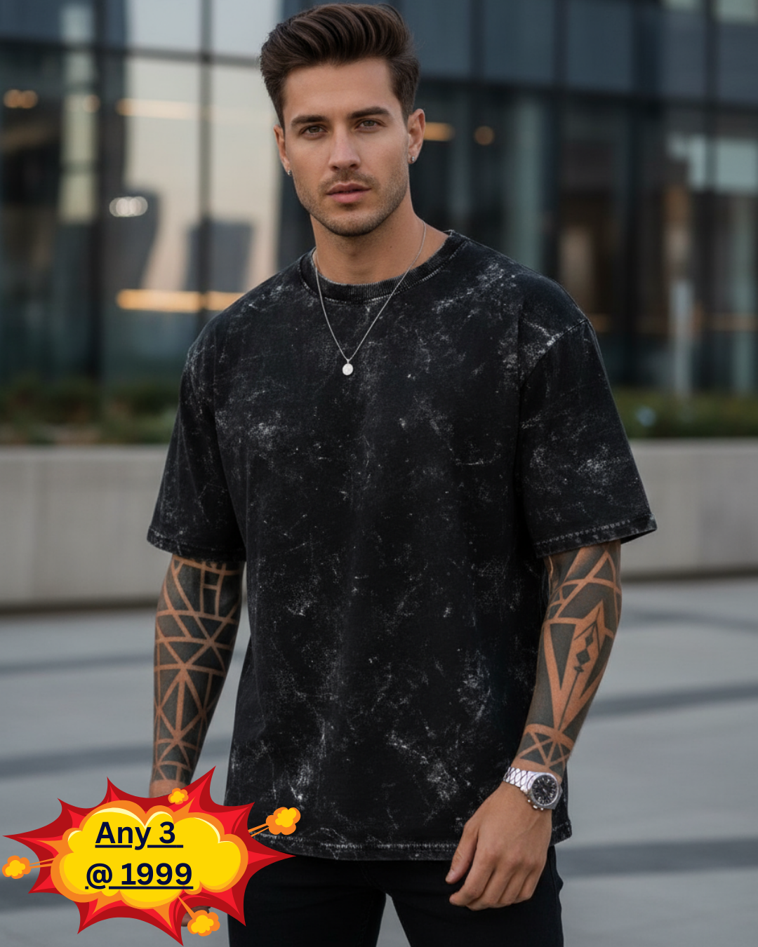 Premium Plain Unisex T-Shirts (Any 3 T-Shirts for ₹1999)