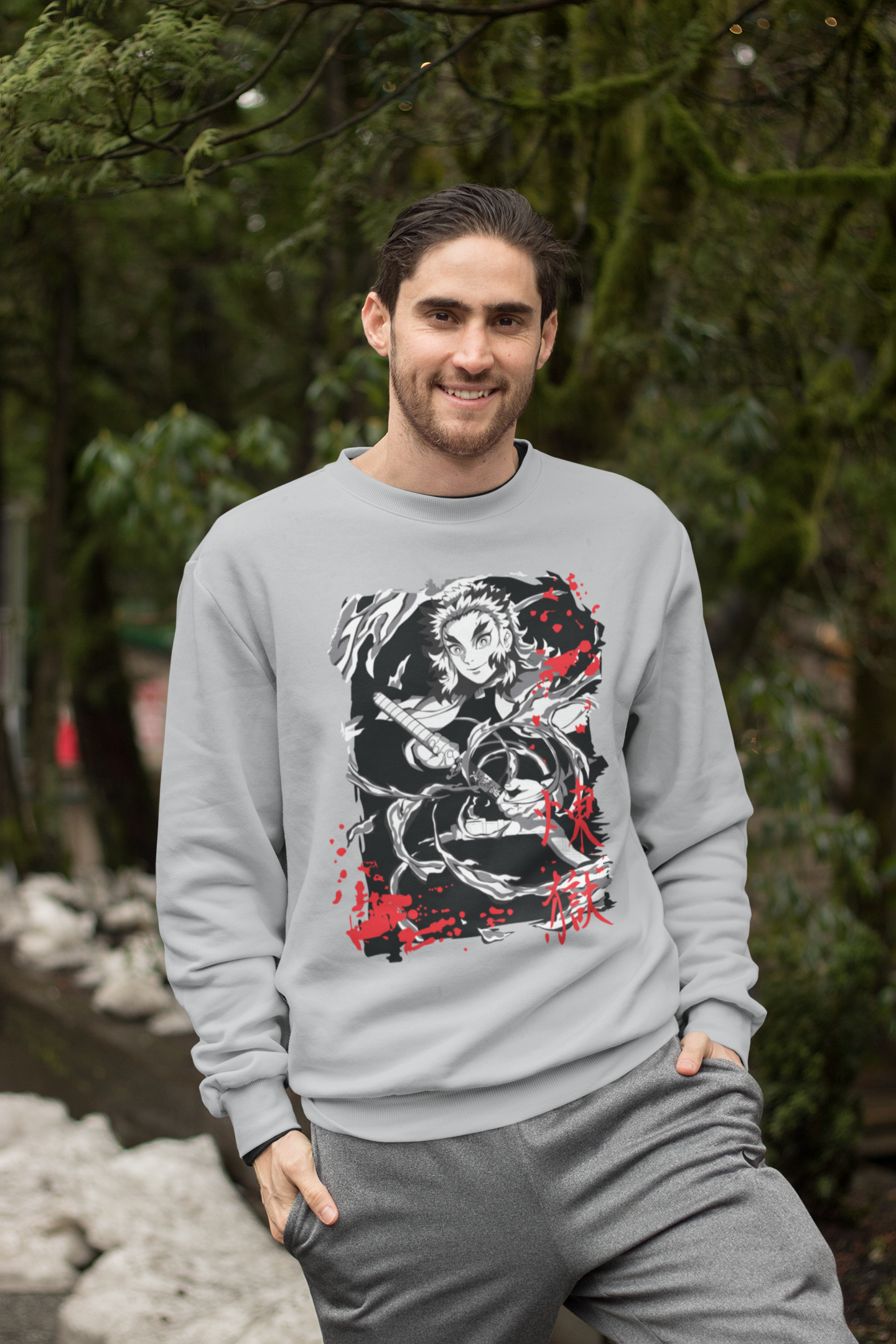Flame Pillar Fury Sweatshirt - Unisex