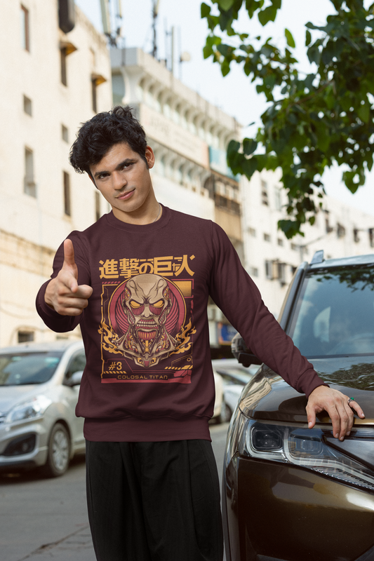 Colossal Titan Neon Sweatshirt - Unisex