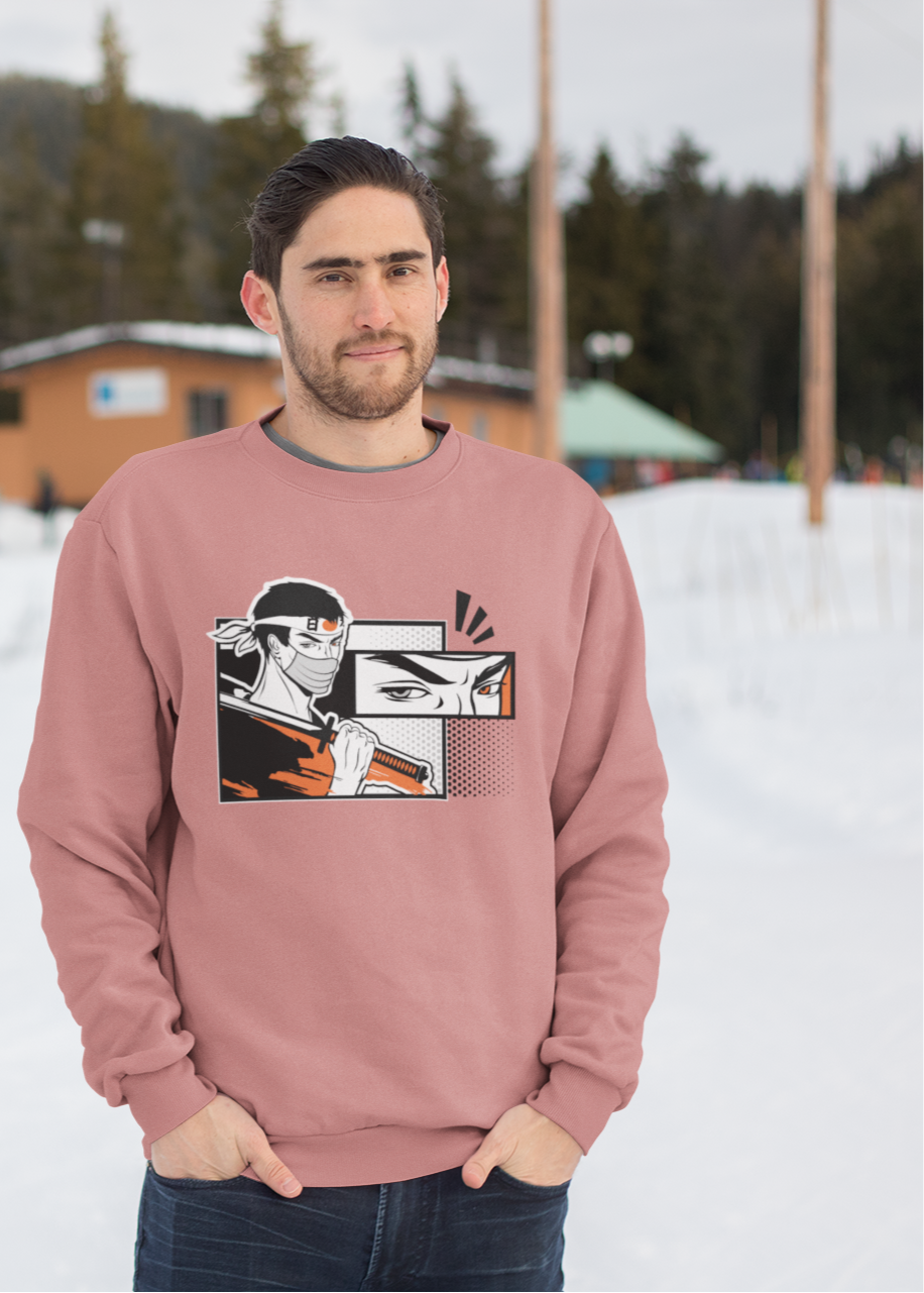 Panel Samurai Vibes Sweatshirt - Unisex