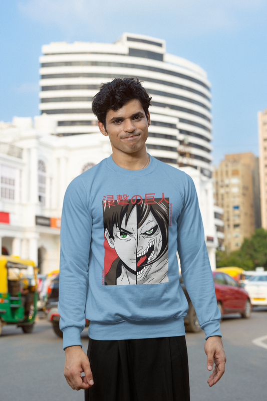 Titan Split: Eren's Wrath Sweatshirt - Unisex