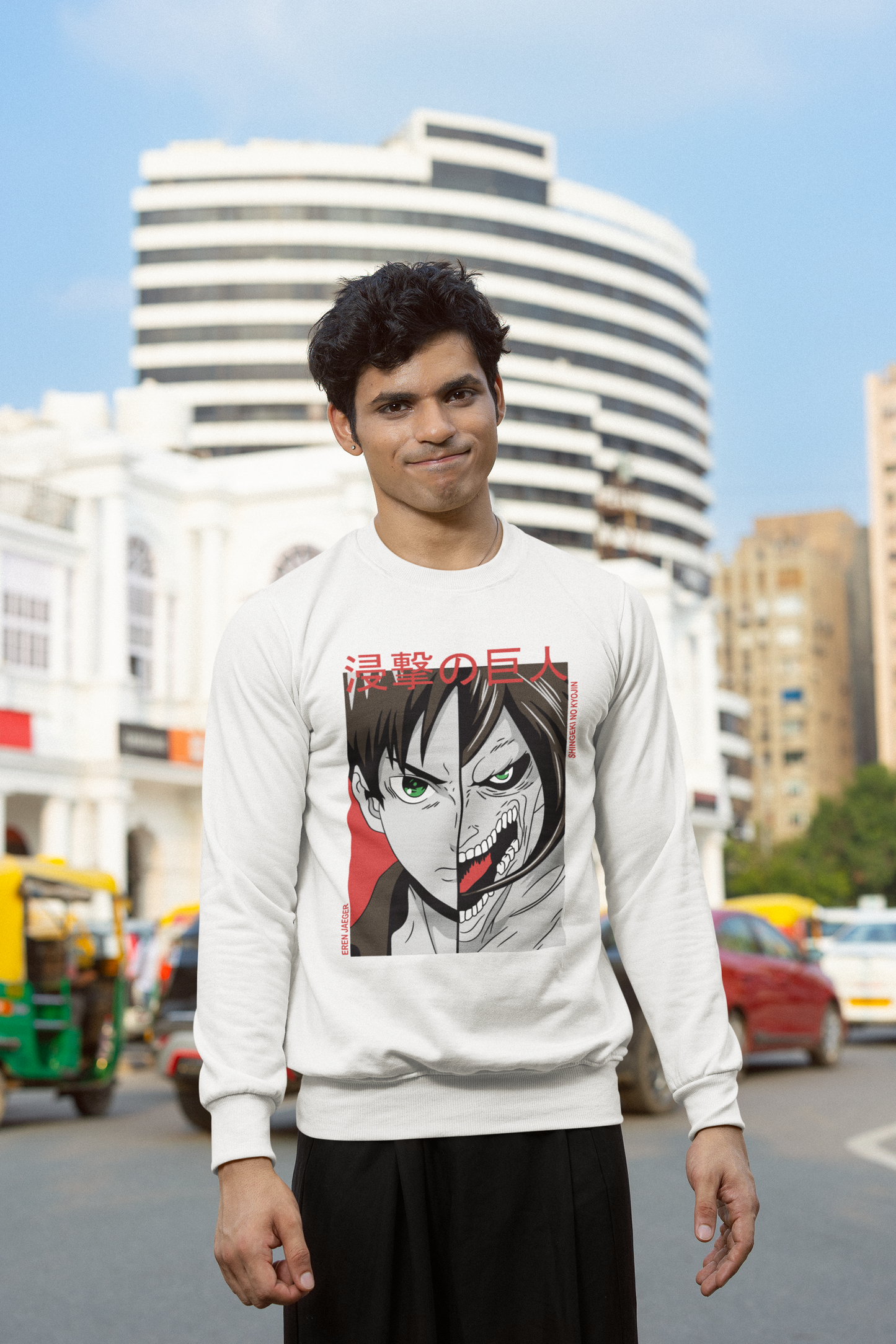 Titan Split: Eren's Wrath Sweatshirt - Unisex