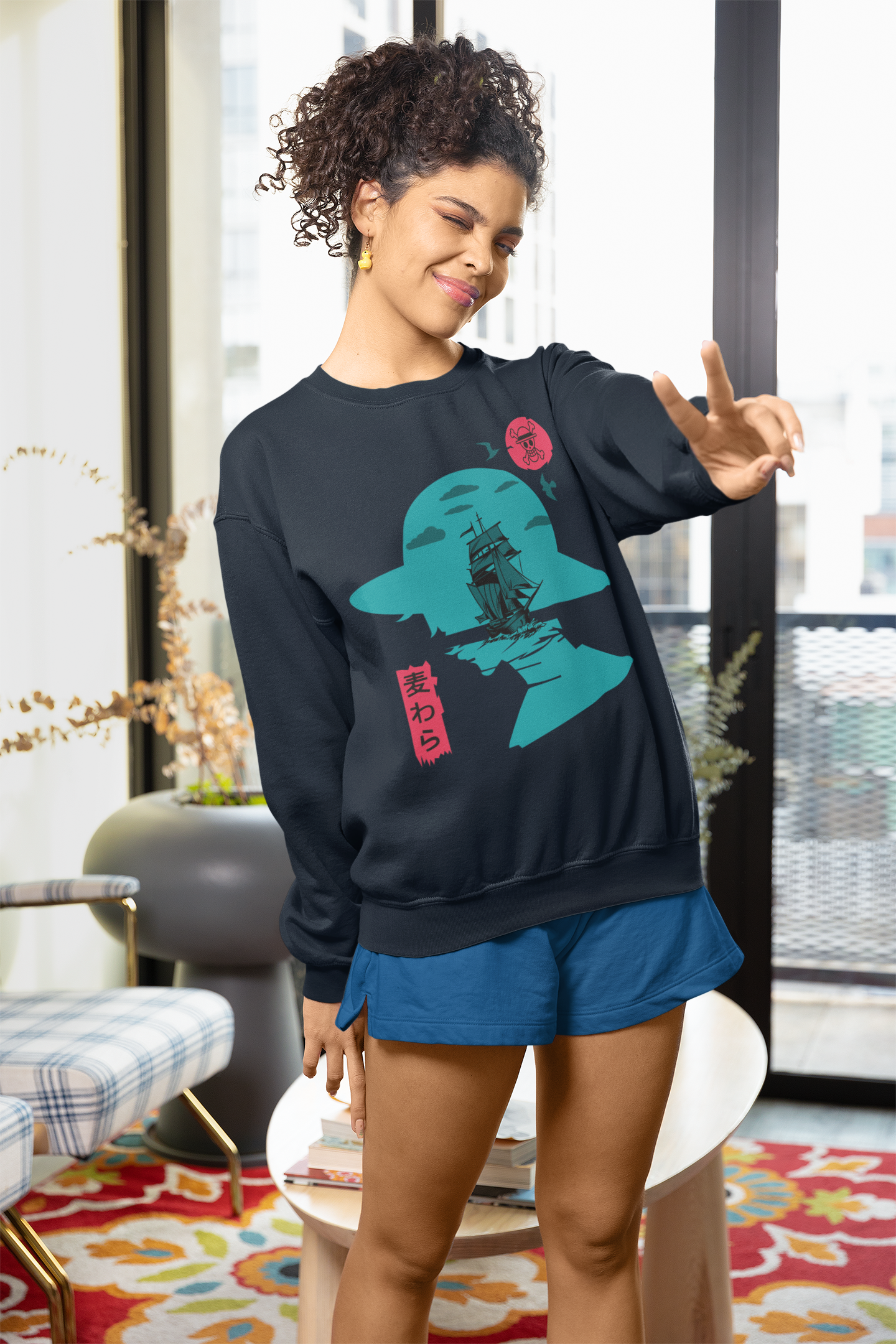 Swordsman’s Smirk Sweatshirt - Unisex