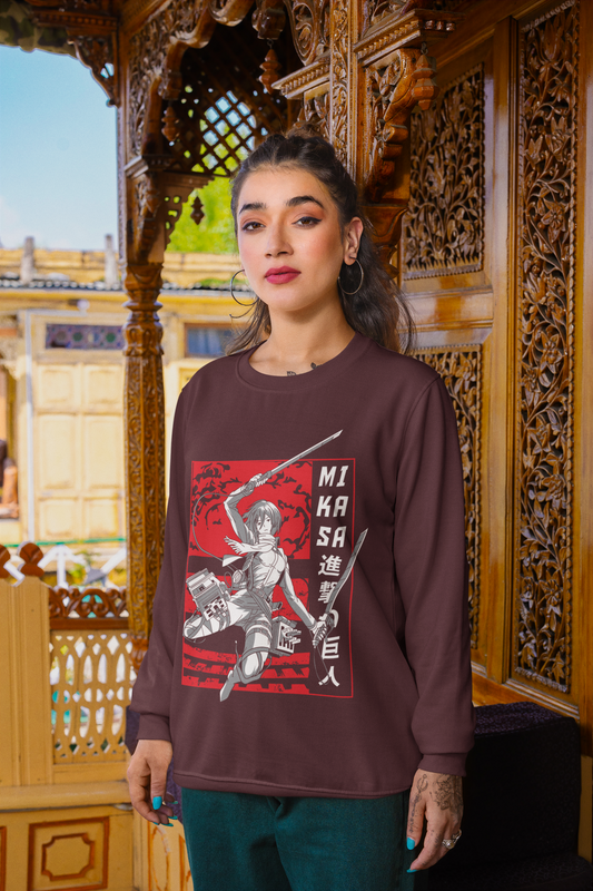 Dual Swords Mikasa Sweatshirt - Unisex