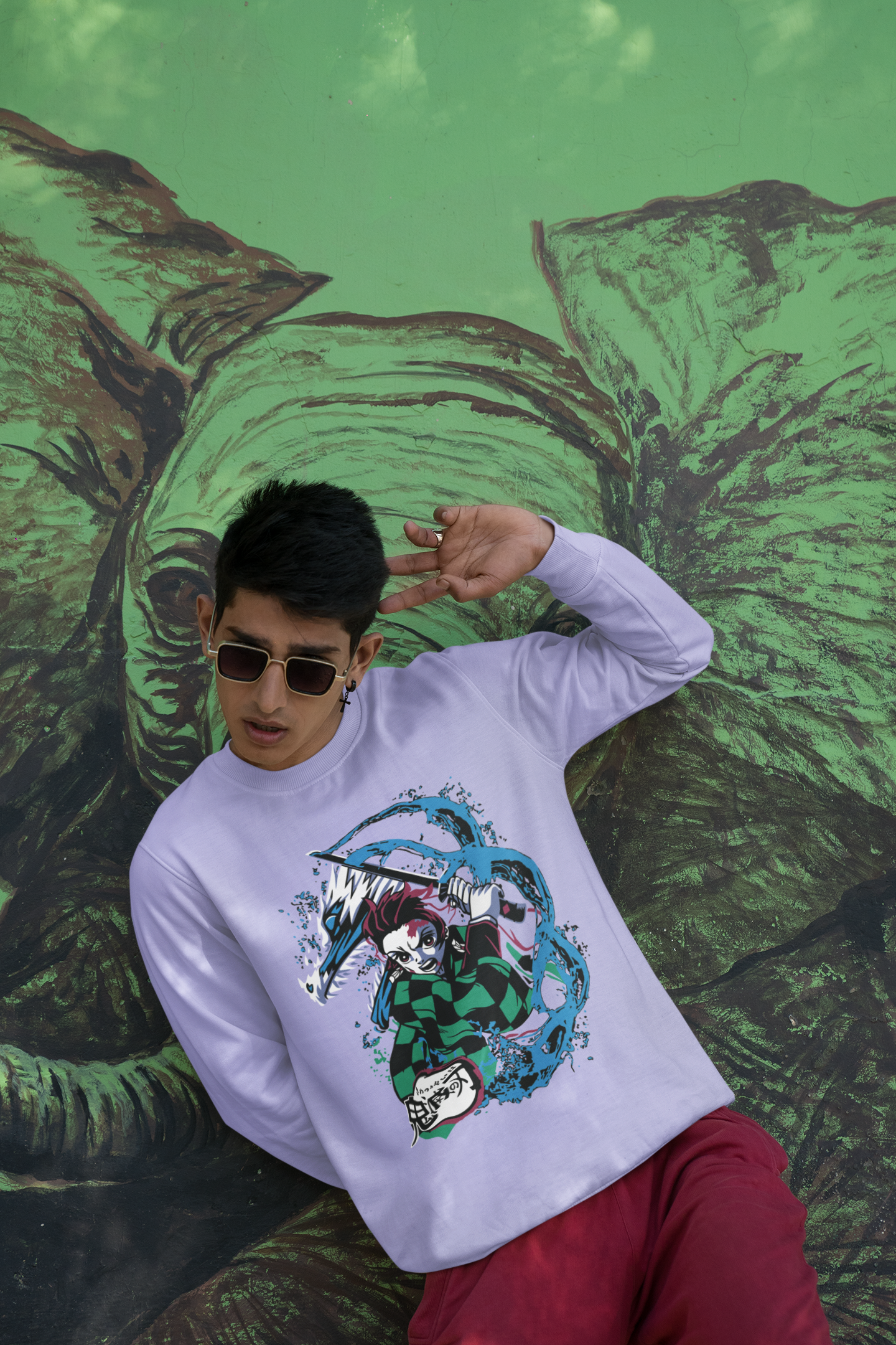 Tidal Slash Tanjiro Sweatshirt - Unisex
