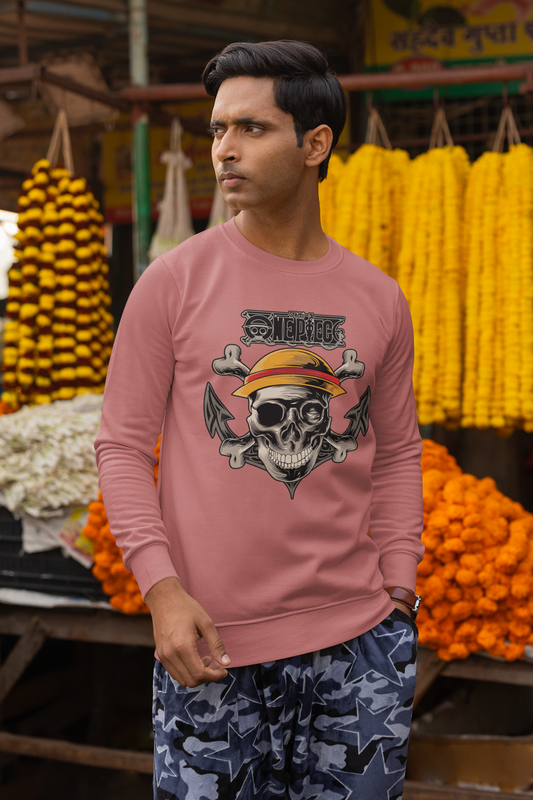 Straw Hat Crest Sweatshirt - Unisex