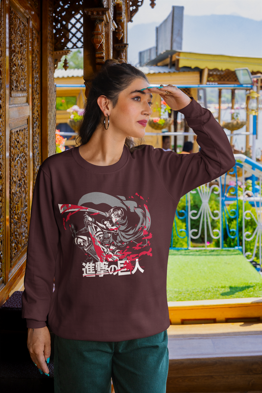 Scarlet Slash Sweatshirt - Unisex