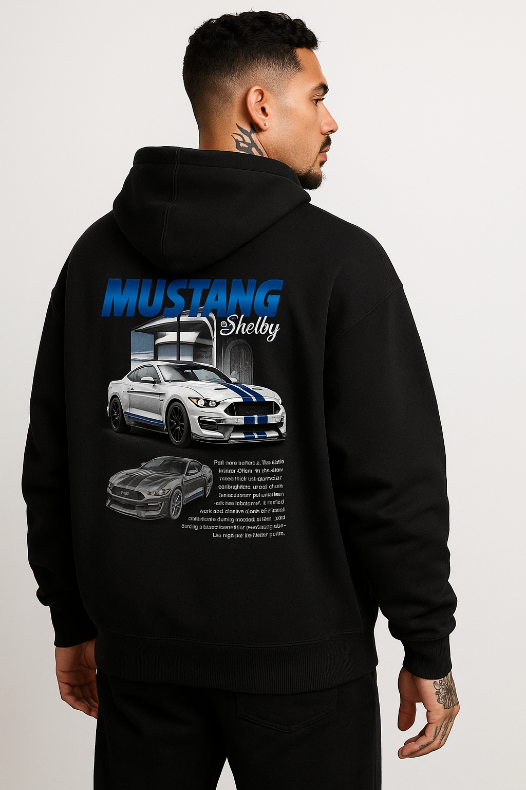 Printed Oversized Hoodie