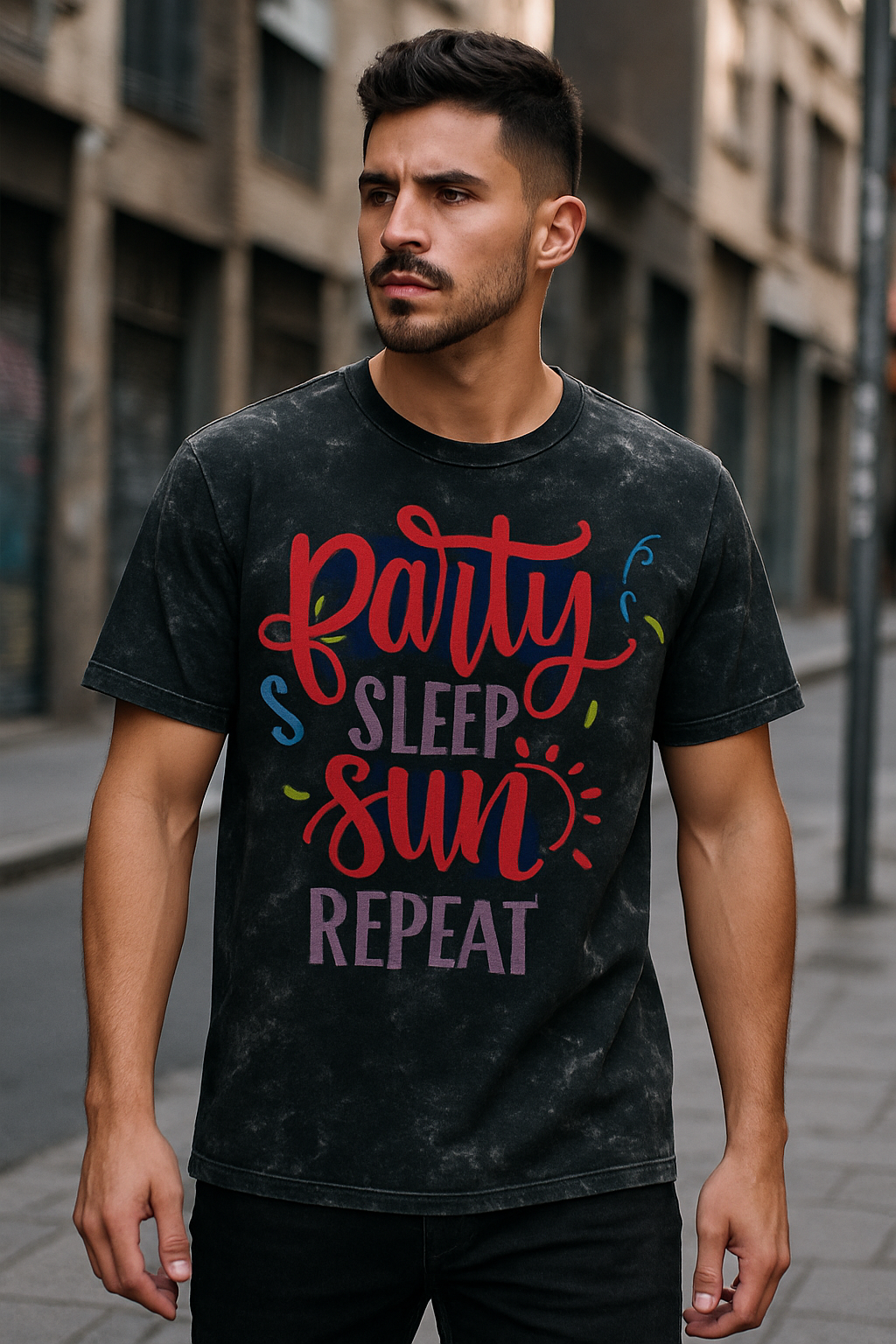 Acid Washed Oversized T-shirt
