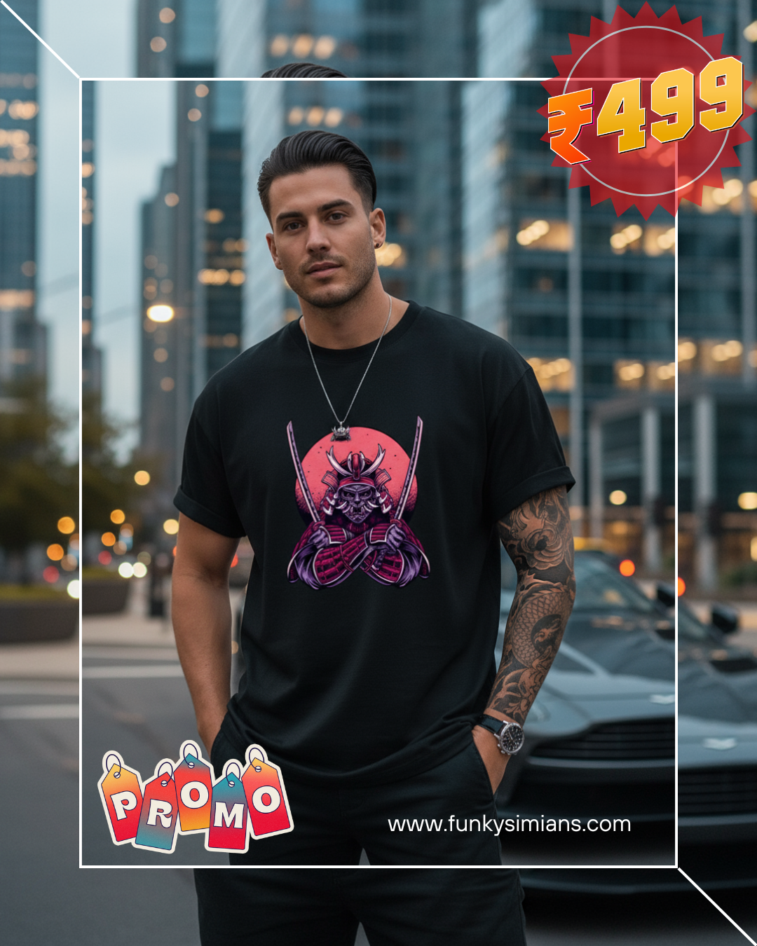 Oversized Unisex T-shirt (Flat ₹499)