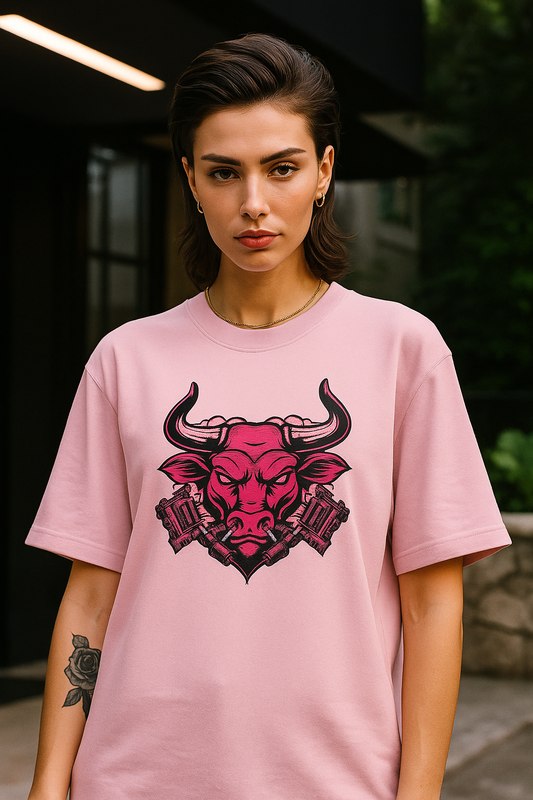 Pink Bull - Oversized Standard T-Shirt - Unisex