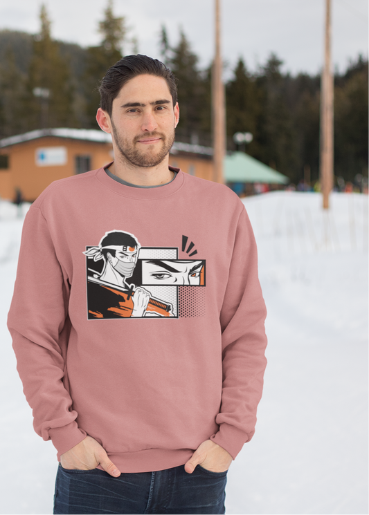 Panel Samurai Vibes Sweatshirt - Unisex
