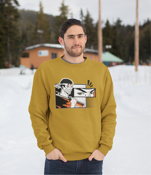 Panel Samurai Vibes Sweatshirt - Unisex