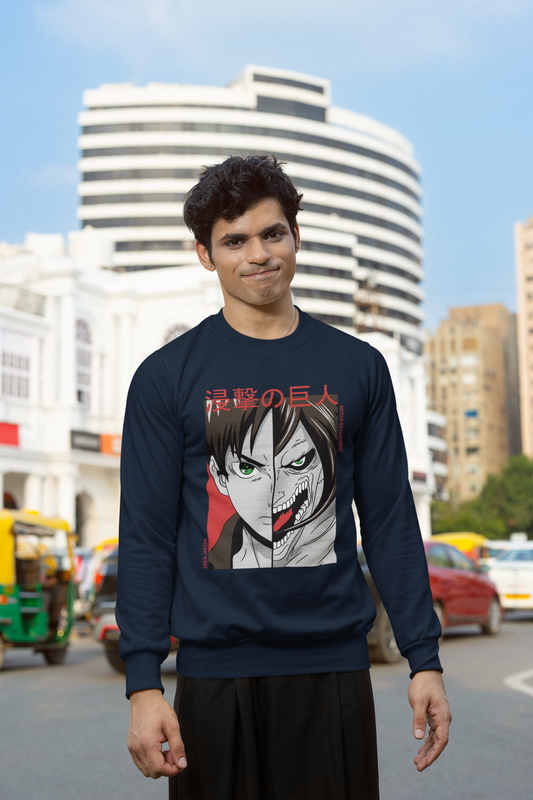 Titan Split: Eren's Wrath Sweatshirt - Unisex