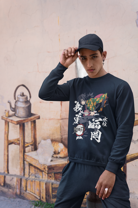 Geometric Blade Rush Sweatshirt - Unisex