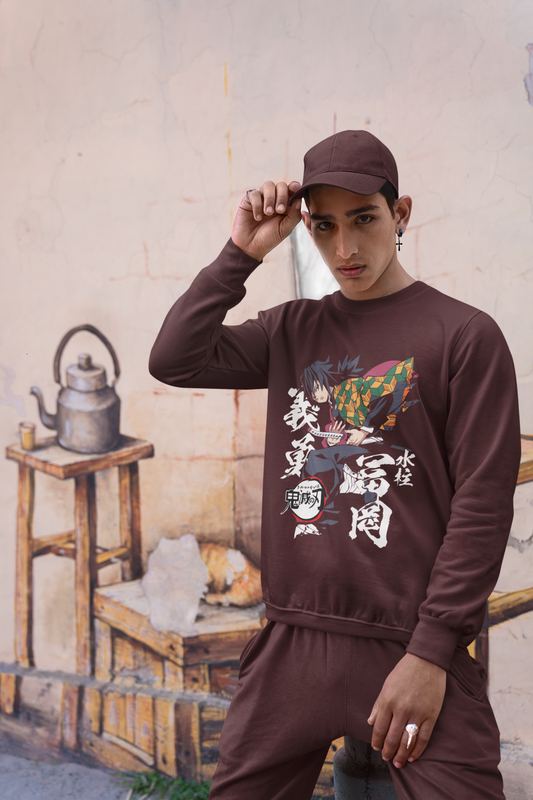 Geometric Blade Rush Sweatshirt - Unisex