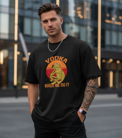 Vodka Made Me Do It - Oversized Standard T-Shirt - Unisex