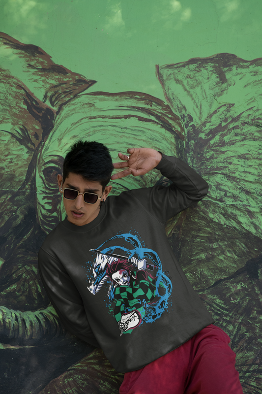 Tidal Slash Tanjiro Sweatshirt - Unisex