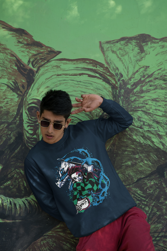 Tidal Slash Tanjiro Sweatshirt - Unisex