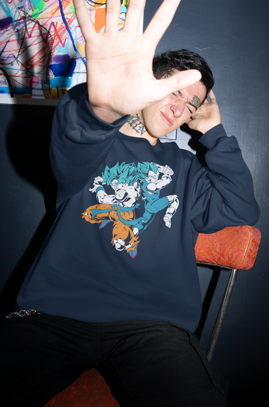 Vegeta Blue Blitz Sweatshirt - Unisex