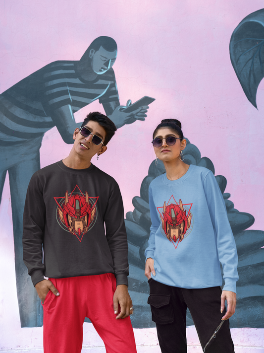Retro Mech Mode Sweatshirt - Unisex